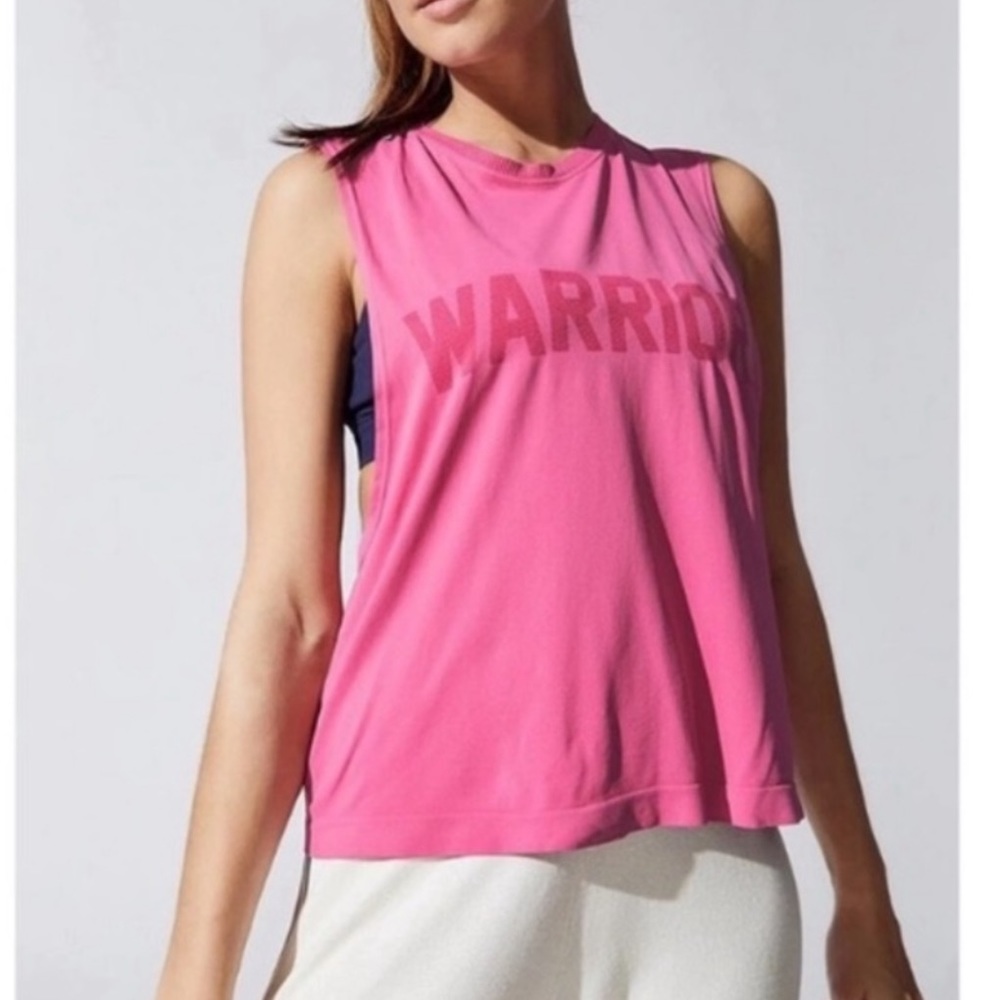 SPRITIAL GANGSTER PINK WARRIOR YOGA WORKOUT RUNNING TANK SIZE M/L